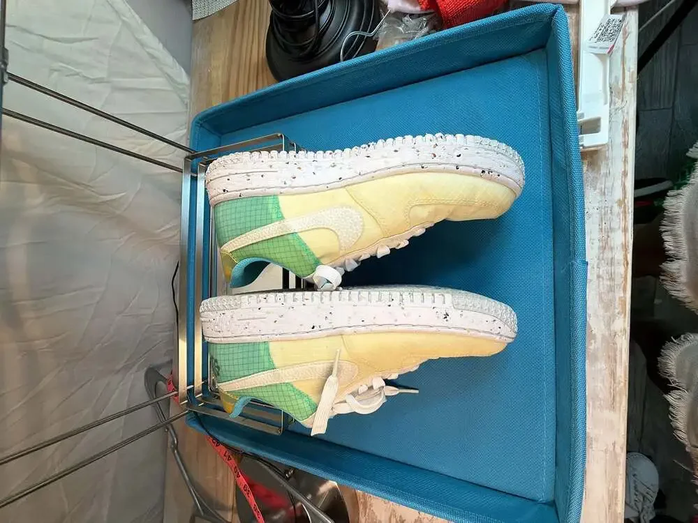 Nike Air Force 1 Women's Size 7 Crater M2Z2 Move To Zero White Turq DO7692-101